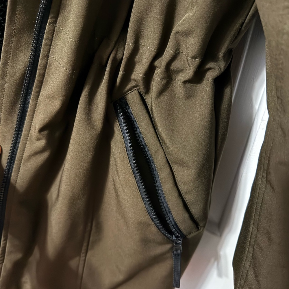 Calvin Klein Women's Khaki Brown Winter Utility Jacket - Picture 5 of 16
